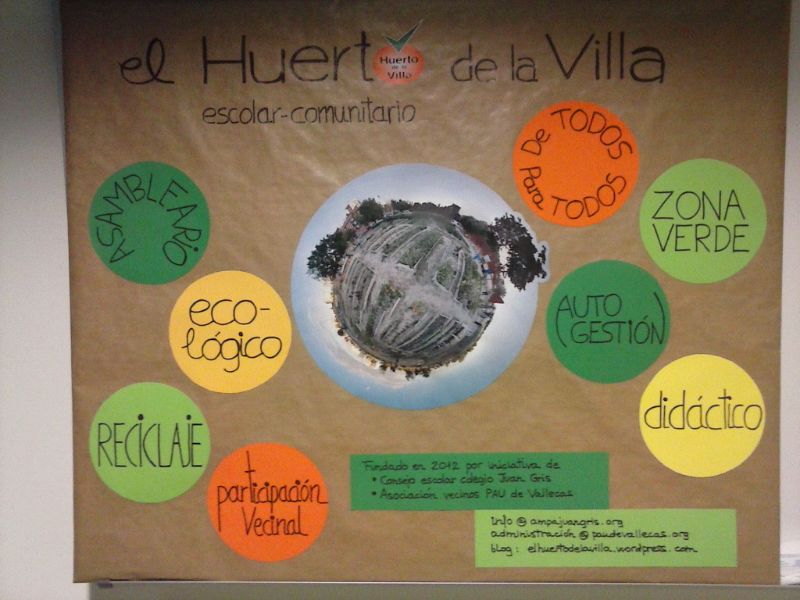 Cartel Huerto