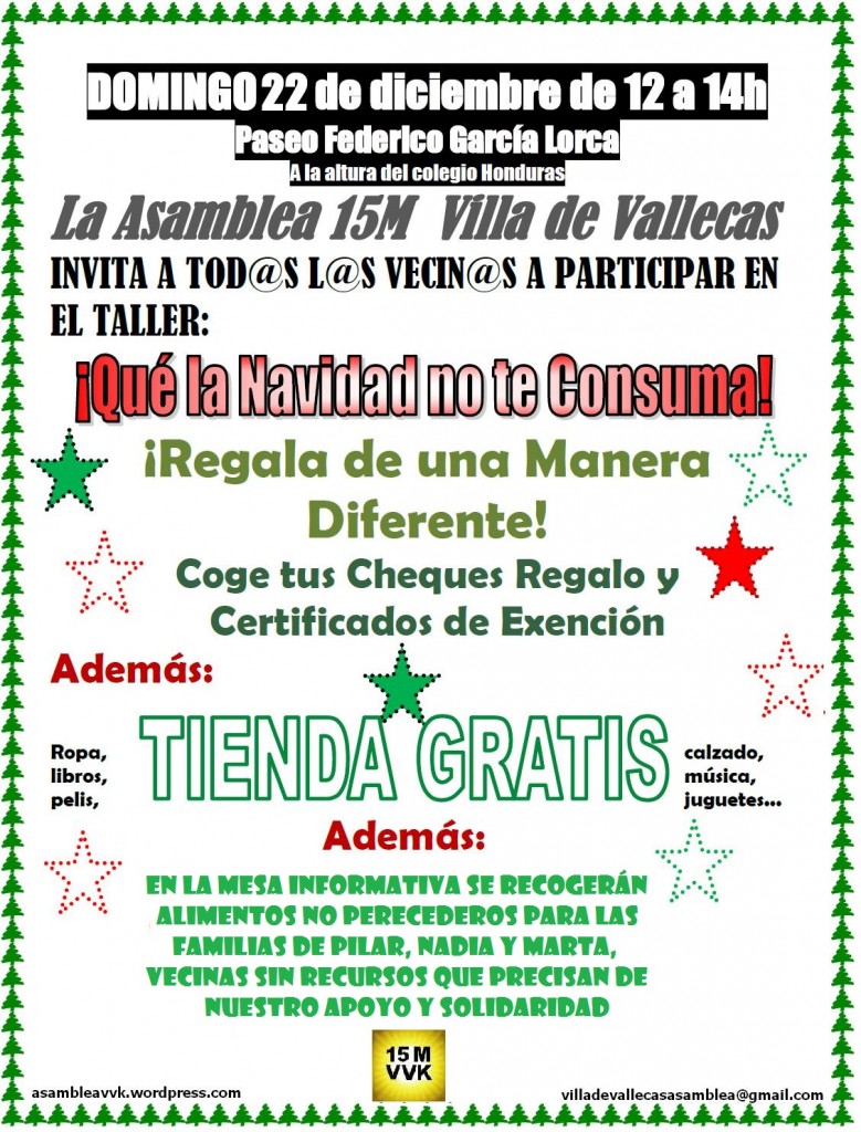 Cartel_Asamblea_Navidad_TiendaGratis_22Dic2013