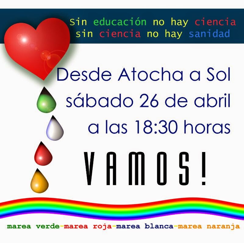 Manifestación Sanidad Ciencia Educación