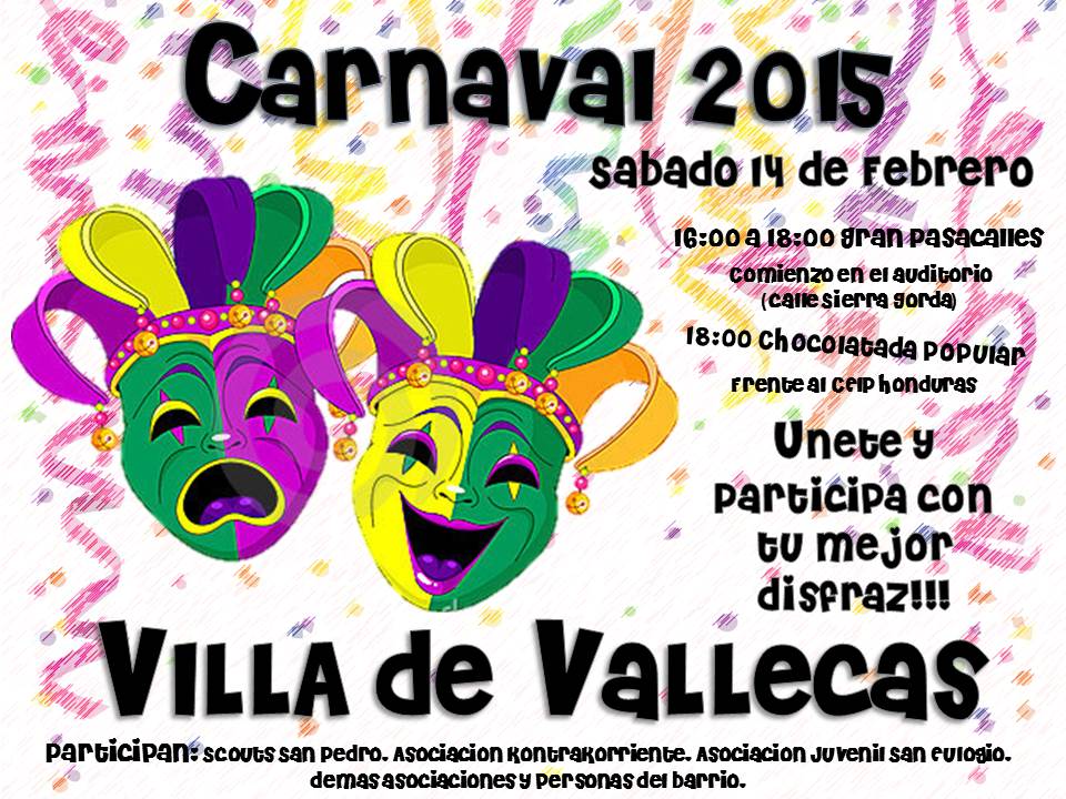 Cartel Carnaval 2015