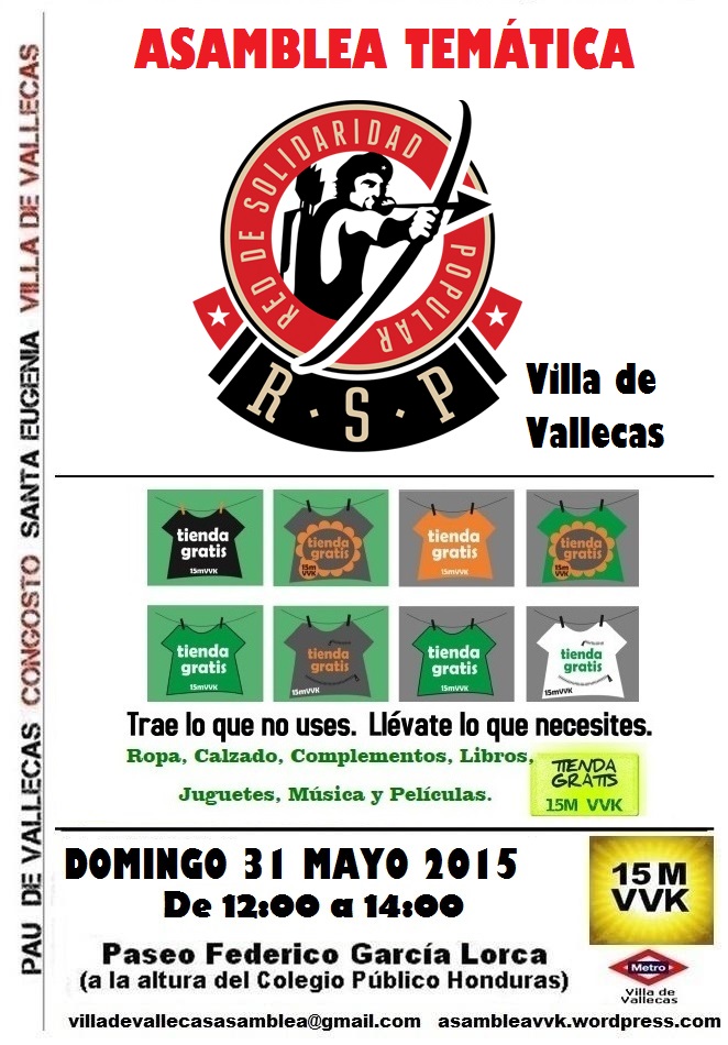 Cartel_Asamblea_DOMINGO_31 mayo 2015 RSP+Tienda
