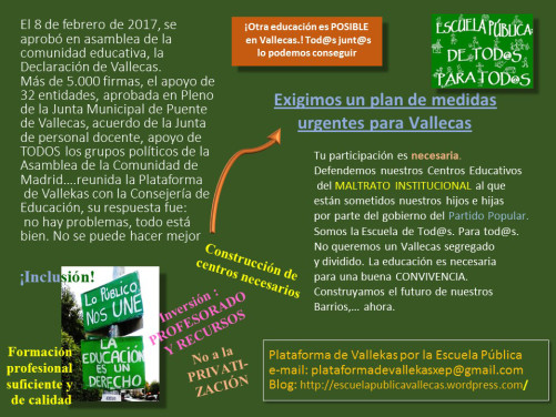 Escuela pública Vallecas